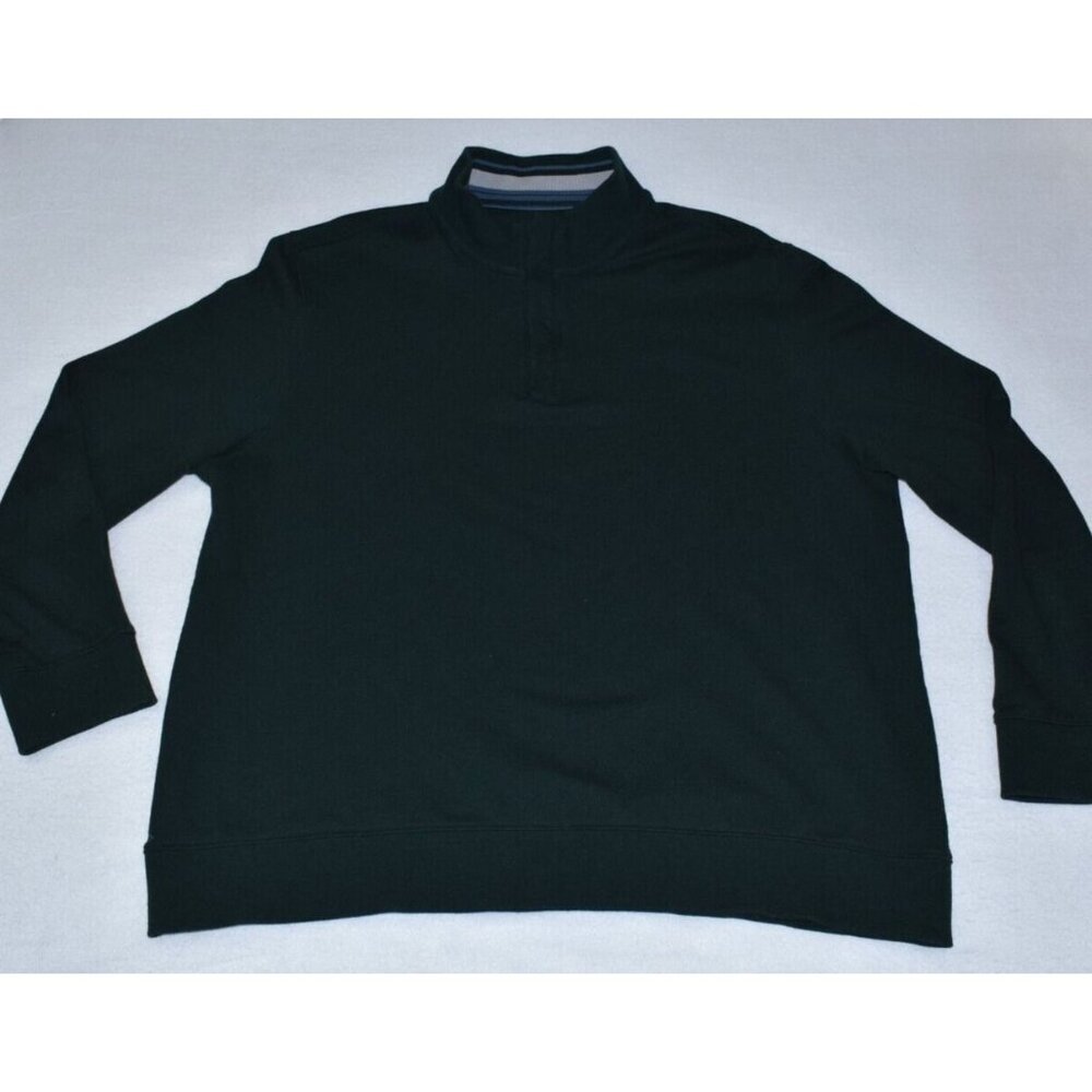 UNTUCKit Corral Men's Sweatshirt Size XXL Golf Green 1/4 Quarter Zip Pullover